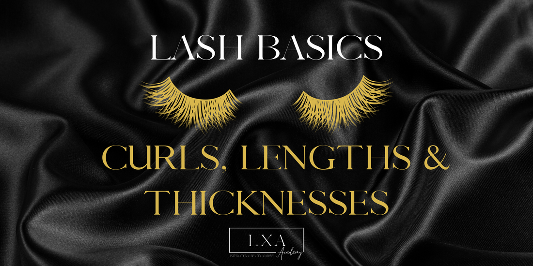 Lashes 101 - Curls, Lengths &amp; Thicknesses.
